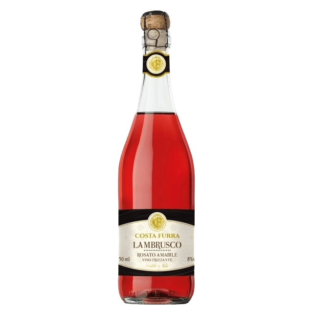 Vinho Rosé Italiano Frisante Costa Furra Lambrusco Dell'Emilia Amabile
