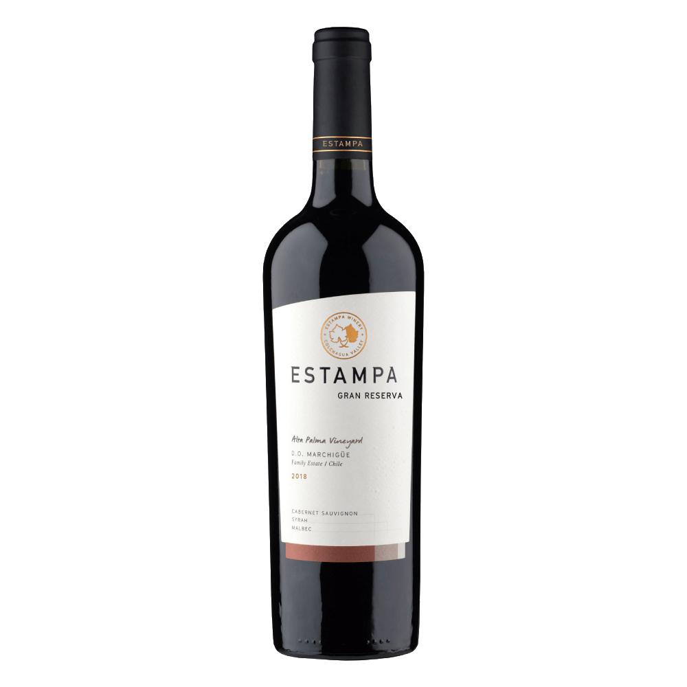 Vinho Tinto Estampa Gran Reserva Cabernet Sauvignon Malbec Syrah