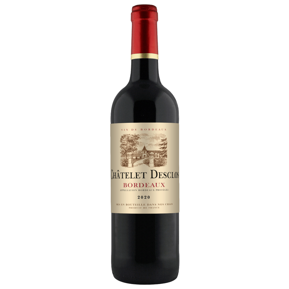 Vinho Tinto Francês Châtelet Desclos Bordeaux