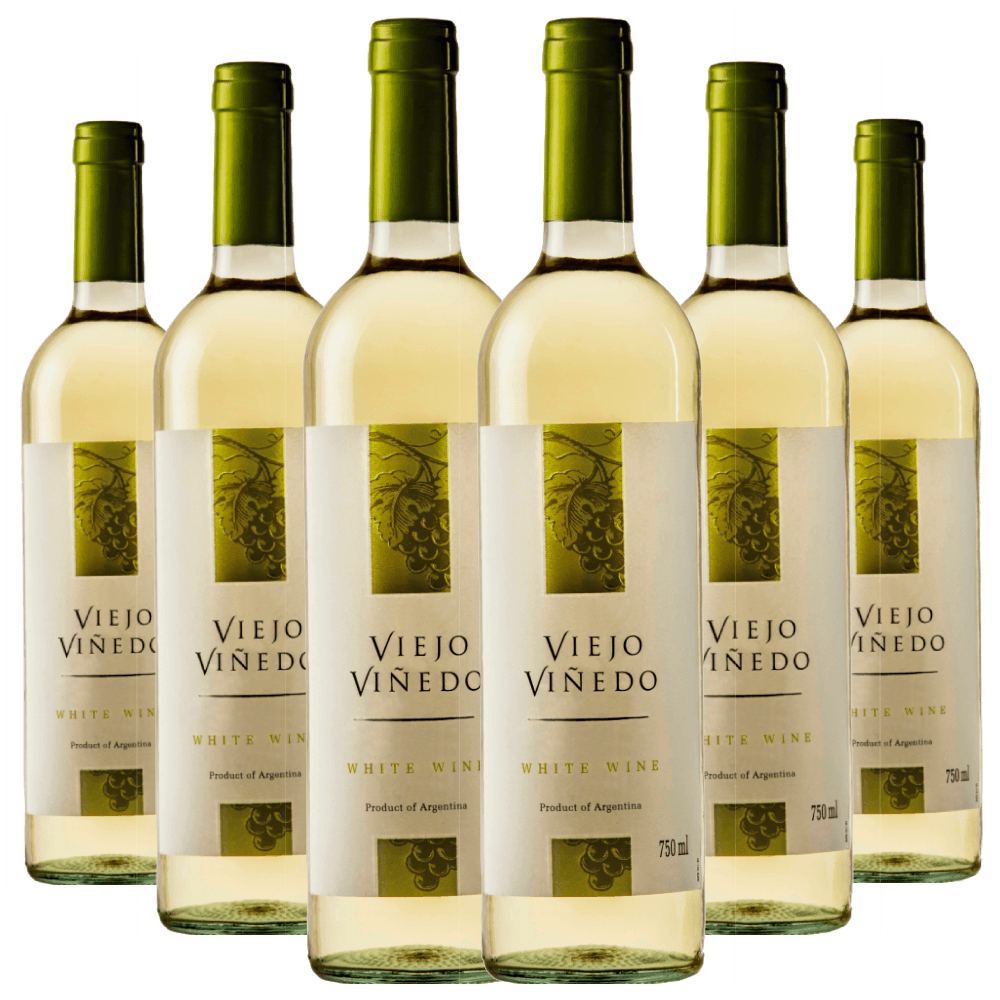 Kit Caixa Fechada 6 Garrafas Viejo Viñedo Branco