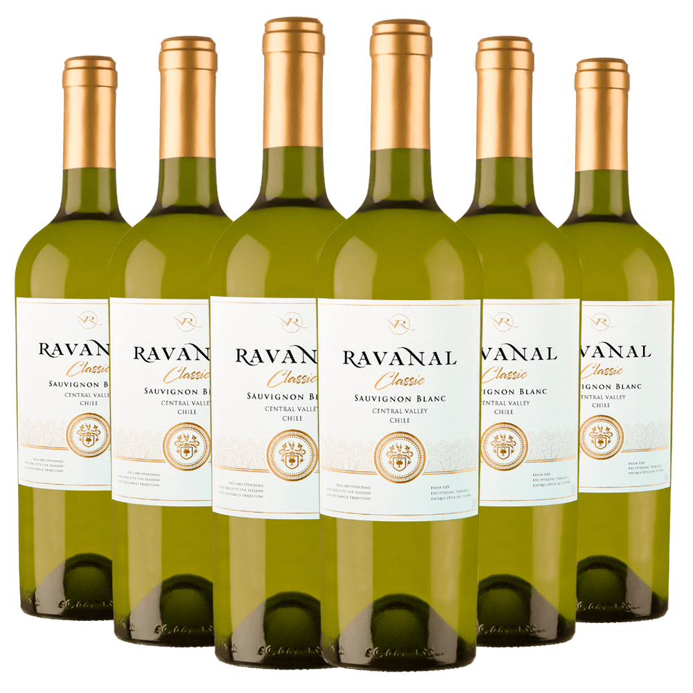 Kit 6 Garrafas Ravanal Sauvignon Blanc