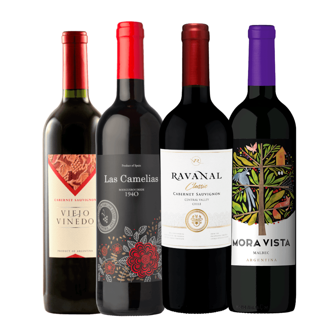 Kit Super Combo Tinto 4 Garrafas