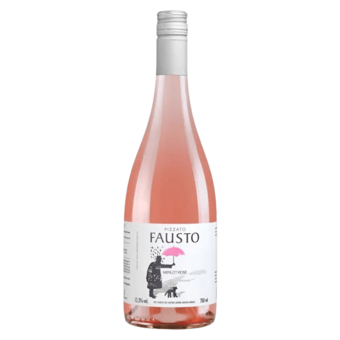 Vinho Rosé Brasileiro Pizzato Fausto Merlot