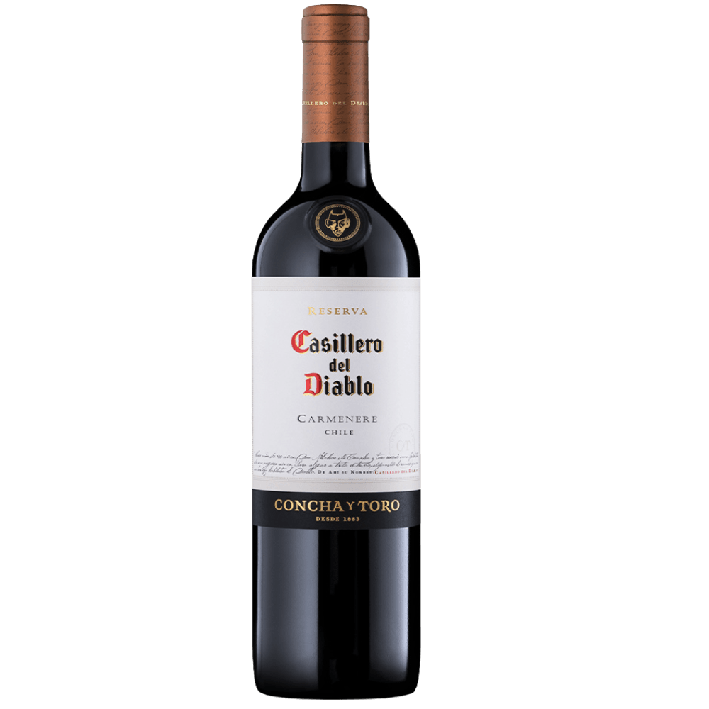 Vinho Tinto Chileno Concha y Toro Casillero Del Diablo Carménère