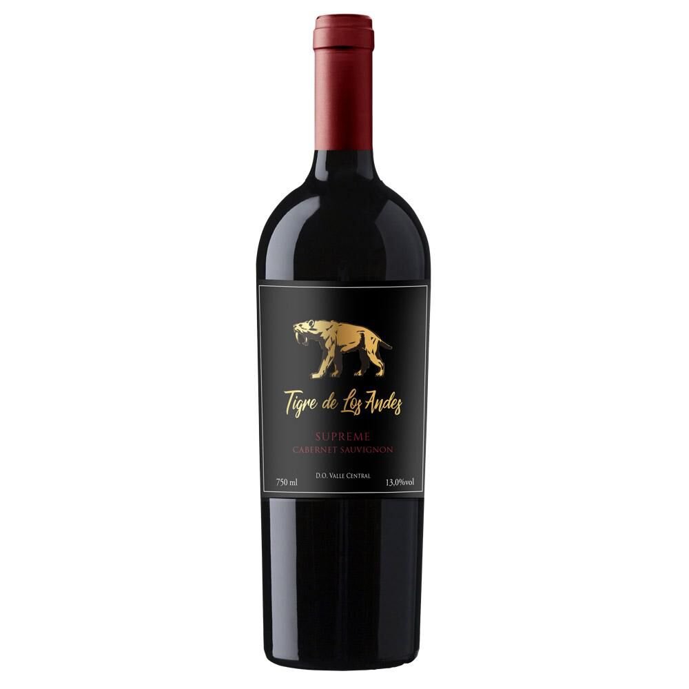 Vinho Tinto Chileno Tigre De Los Andes Cabernet Sauvignon
