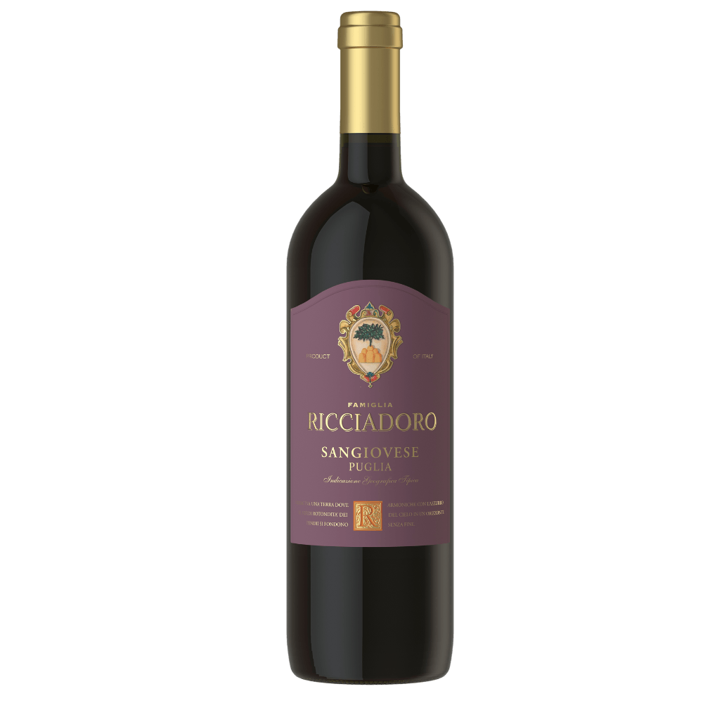 Vinho Tinto Famiglia Ricciadoro Sangiovese Puglia