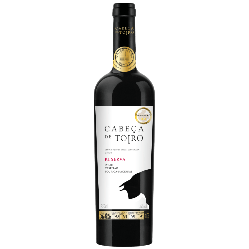 Vinho Tinto Português Cabeça De Toiro Reserva Tejo D.O.C